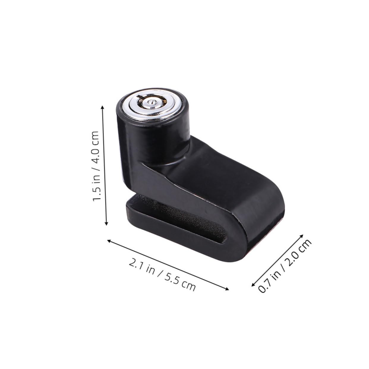 VINTORKY 2pcs Theft Disc Brake Lock for Motorcycle Scooter Durable High Strength Design with Reminder Cable Enhanced Security Quick Operation for Bicycles