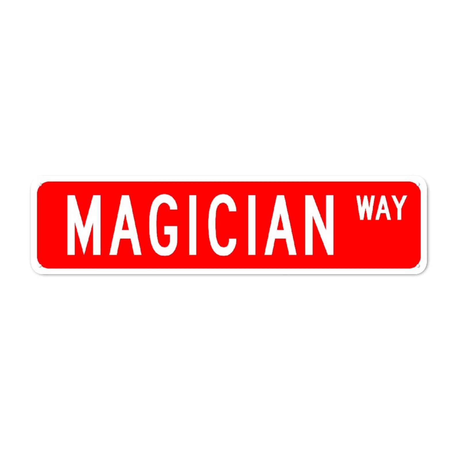 Décoration de magicien vintage : panneau en métal humoristique pour bars, cafés et pubs