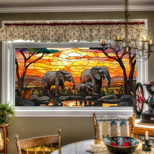Vinilo Decorativo para Ventana HOMETITUTE 39.3x17.7 pulg miniatura 1