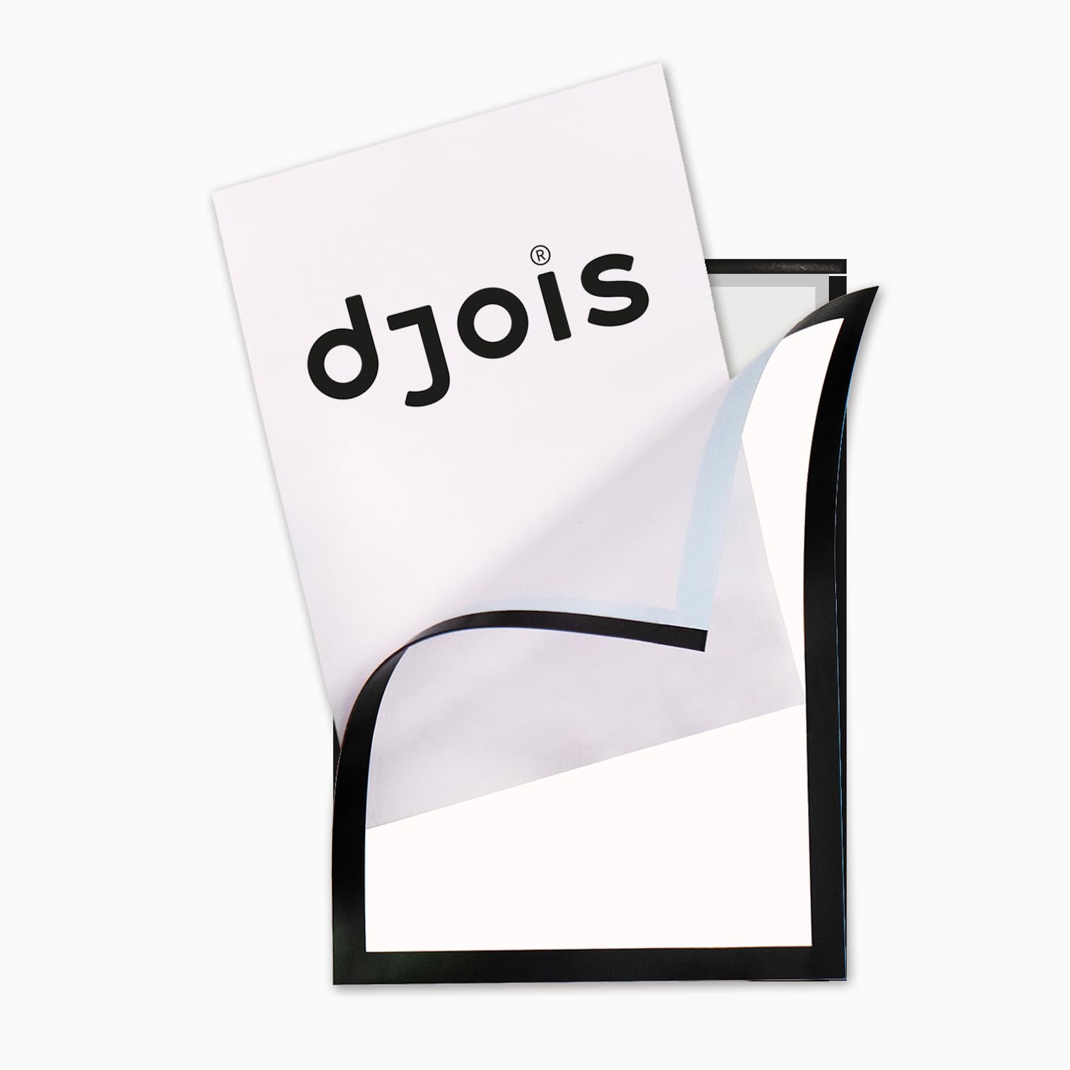 DJOIS by Tarifold - Magnetic Document Display Pocket - Non-Glare Material - Letter-Size - Pack of 2 - Full Magnetic Backing - Portrait or Landscape -