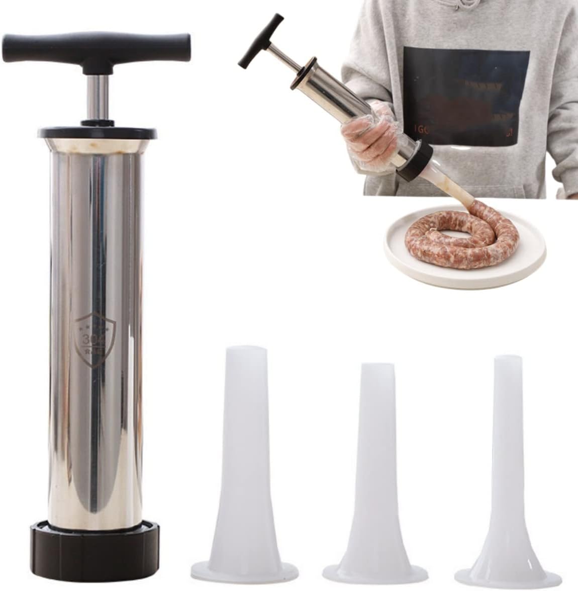 ZNZNANG Manual Sausage MachineSausage Filling Machine Household