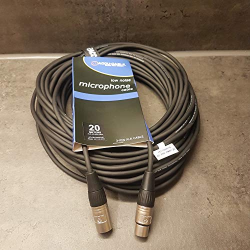 Accu Cable AC-PRO-XMXF/20 Câble pour microphone XLR mâle/Femelle 20 m Cover