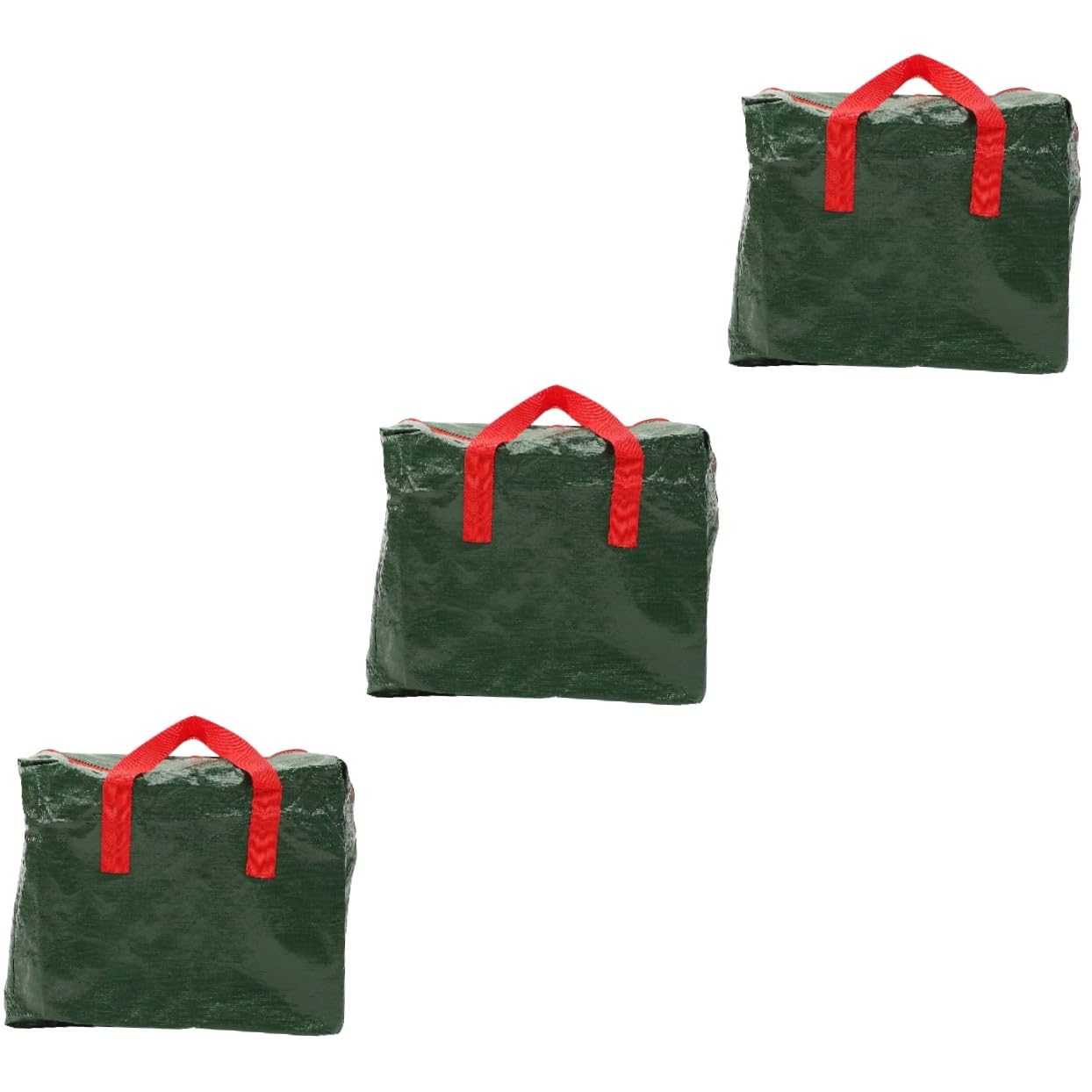 PRETYZOOM 3 Pezzi Sacchetto Di Immagazzinaggio Borsa Per Albero Di Natale Borsa A Mano Organizzatore Di Immagazzinaggio Custodia Per Esterni Decorazioni Natalizie Custodia Per Albero