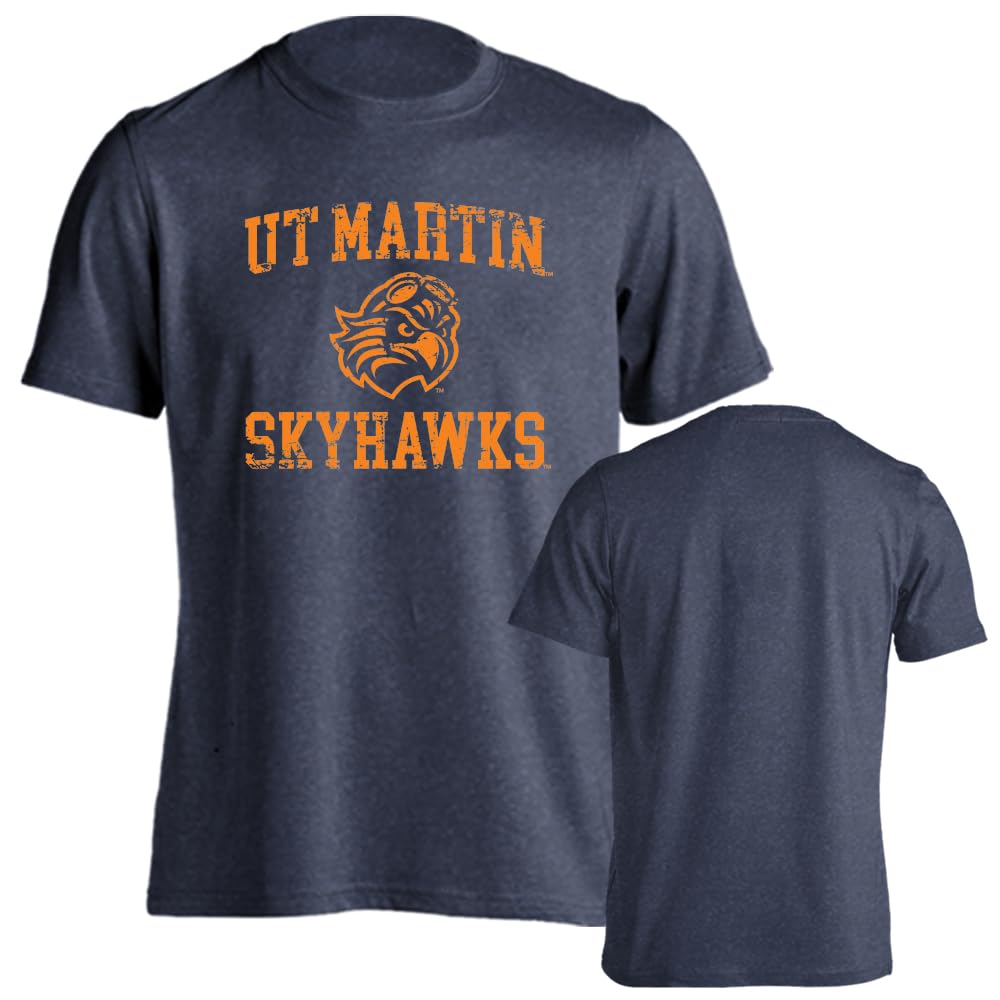 Sport Your GearTennessee Martin Skyhawks Distressed Retro Logo Short Sleeve T-Shirt