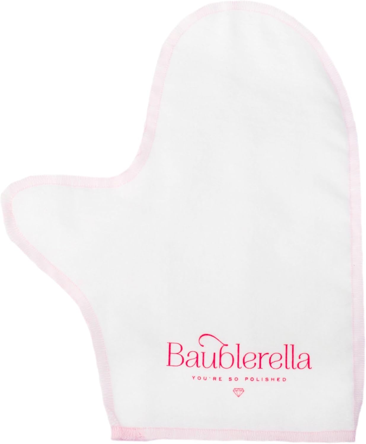 Baublerella Glitzy Glove® Jewelry Polishing Mitt | Tarnish Remover for Silver, Gold, Brass & Plated Jewelry | No-Rinse Anti-Tarnish Polishing Cloth Glove | Handcrafted in USA