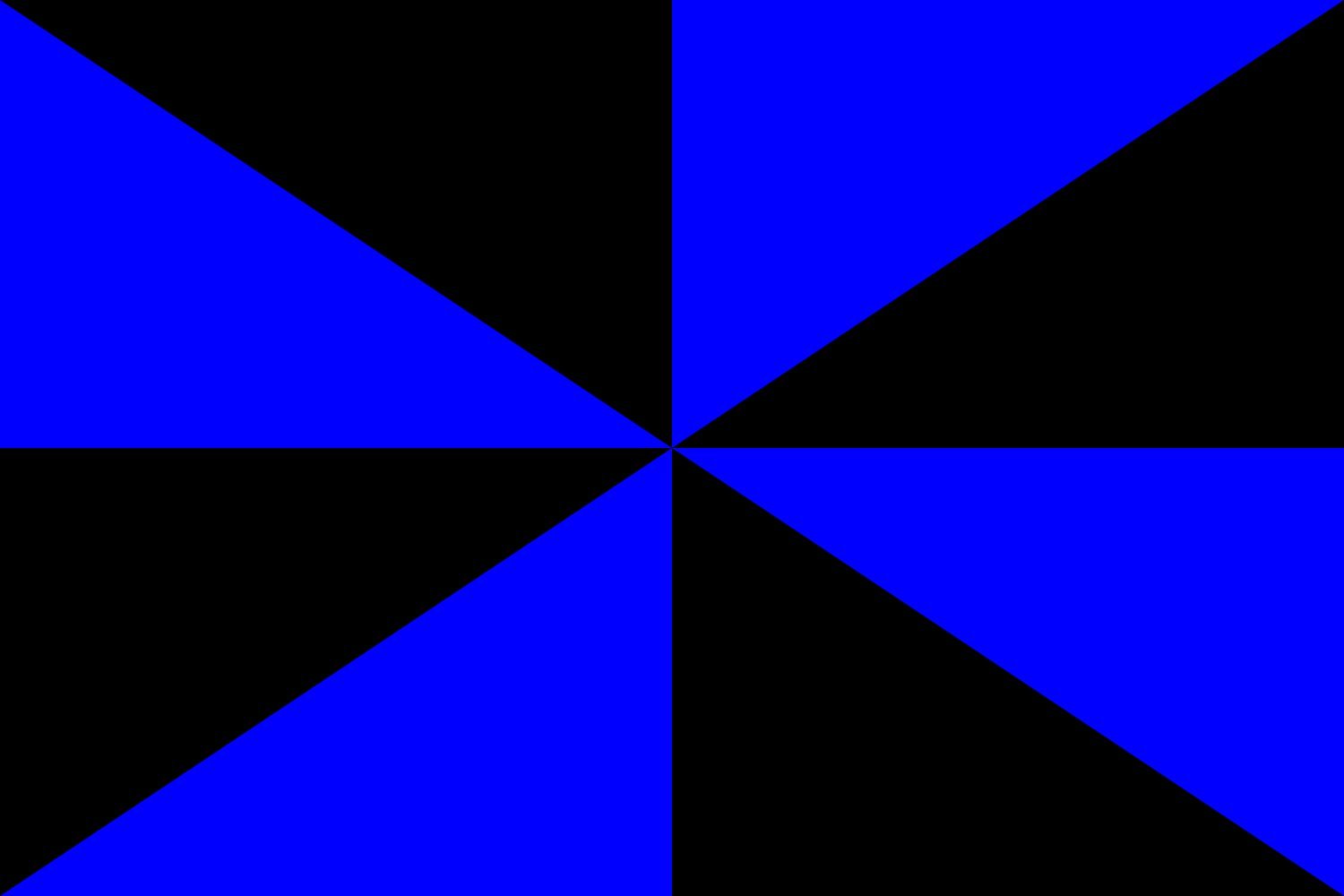 Drapeau large 23Flag diagonalGyronny8 BN pour un pavoisement graphique visible