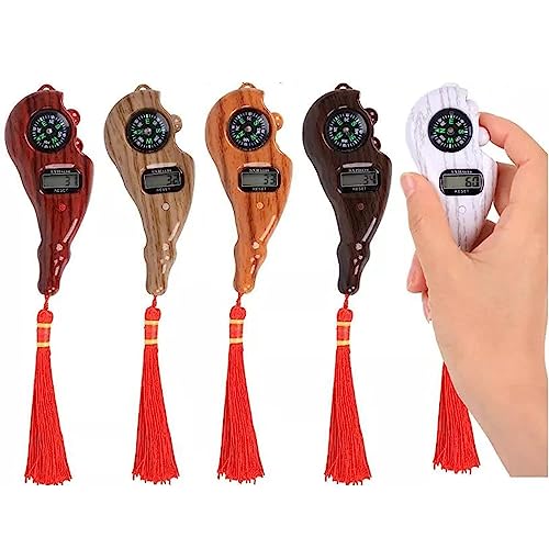 Image of 99999 5 Digit Multiuse Digital Electronic Portable Mini Hand Tally Clicker Counter Finger Ring Mantra Jaap Device Machine Cricket Umpire Counting Zikr Ziker Dhikr (2026White Compass)