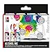 Produktbild Marabu 1216000000101 - Alcohol Ink Set Flowers mit 3 x 20 ml Alkohol Tinte, 1 x Permanent Marker, Spezialpapier und Anleitung, Alkoholtinte für Fluid Art, Resin Art und Epoxidharz Farbe