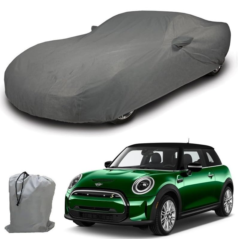 Image of ARCUATE Triple Layer Custom fit Car Body Cover for Mini Cooper Hard Top |Top Layer Dustrproof | Middle Layer Waterproof | Bottom Layer Scratch Protection | Outdoor Indoor Fabric