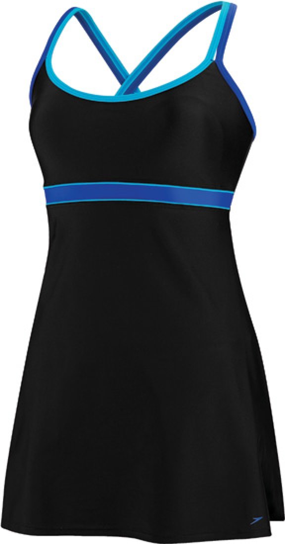 Speedo Women's Active Double Strap Swim Dress