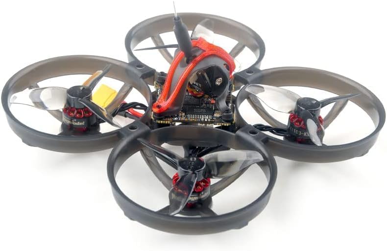HappyModel Mobula8 1-2S 85mm Micro FPV Whoop Drone,With X12 AIO Flight Controller Build in ELRS Receiver, 400mW OPENVTX,Caddx Ant 1200TVL Camera,EX1103 KV11000 Motor