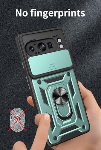 Accessoires Pixel9 coque rigide mince avec anneau et verre trempé écran