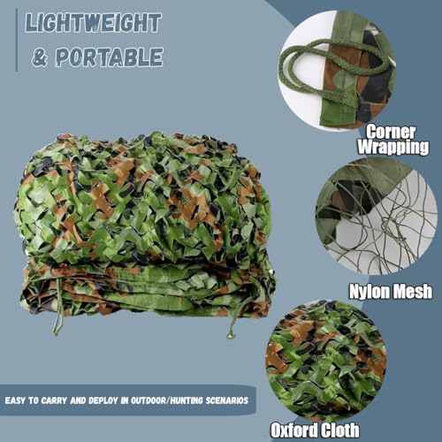 Filet de camouflage extérieur pour ombrager le camping en forêt - 4