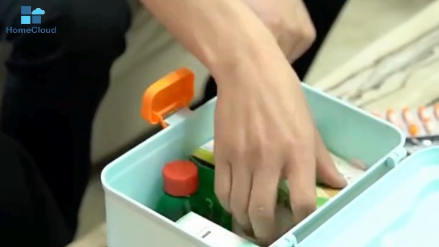 HomeCloud Medicine Storage Box | First Aid Organizer for Family