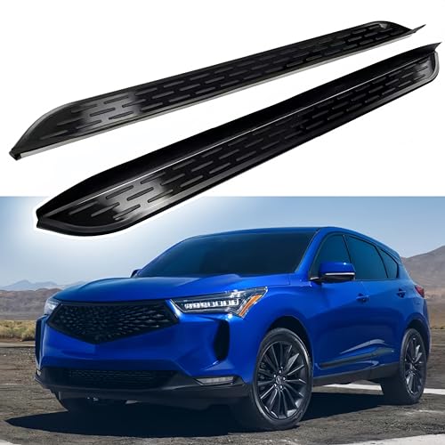2PCS estribos laterales negros para Acura RDX 2019-2026