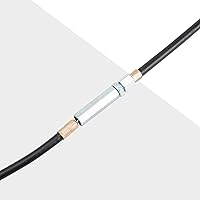 Vista 5 de GOOFIT Cable de embrague de 35.43 pulgadas con ajustador para motocross de 50 cc, 70 cc, 90 cc, 110 cc, 125 cc