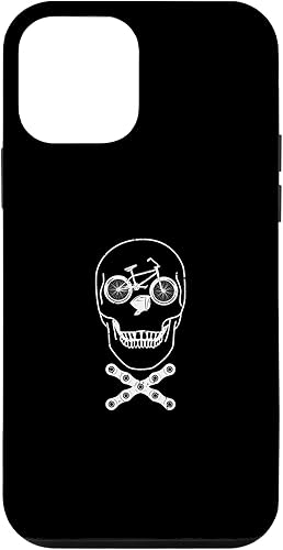 Miniatura 1 de iPhone 12 mini Halloween Skull BMX Biker Bicycle Motocross Rider Cycling Case