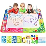 massway Aqua Doodle Mat, Magic Doodle Mat Large Water Drawing Mat for Kids Educational Toys Toddler Mess Free Doodle Aqua Magic Mat for Age 2 3 4 5 6 7 8 Year Old