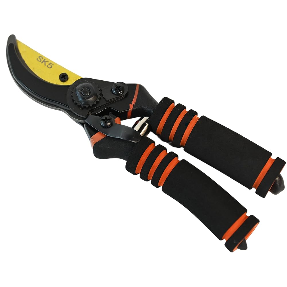 Ram® Professional Heavy Duty Garden Secateurs Pruning Scissors Shears for Plants Hedges and Flowers Bonsai Cutter