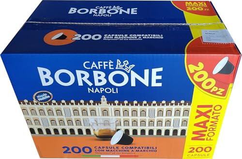 Caffè Caffe Borbone 200 Capsule Caffe Compatibile Nespresso Miscela Nobile