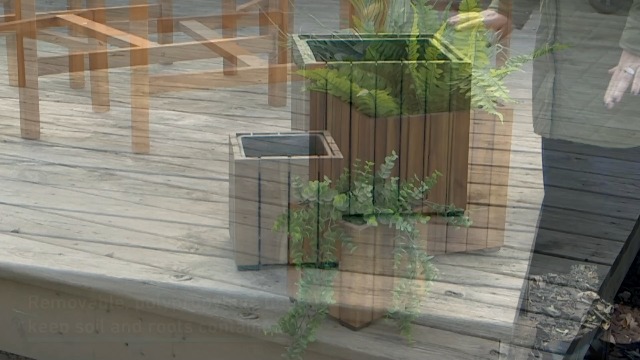 Amazon.com : Sunnydaze Indoor/Outdoor Wooden Planter Boxes - 2