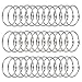 Produktbild Bücher Ringe, Binder Ringe, 100 Stück Metall Ringe Metall Lose Blatt Buch Ringe Schlüsselringe für Scrapbook Album Handwerk (Größe 25mm)