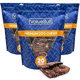 ValueBull Beef Lung Wafers, Premium 6 Pounds - Angus Beef Dog Treats, Grass-Fed, Single Ingredient