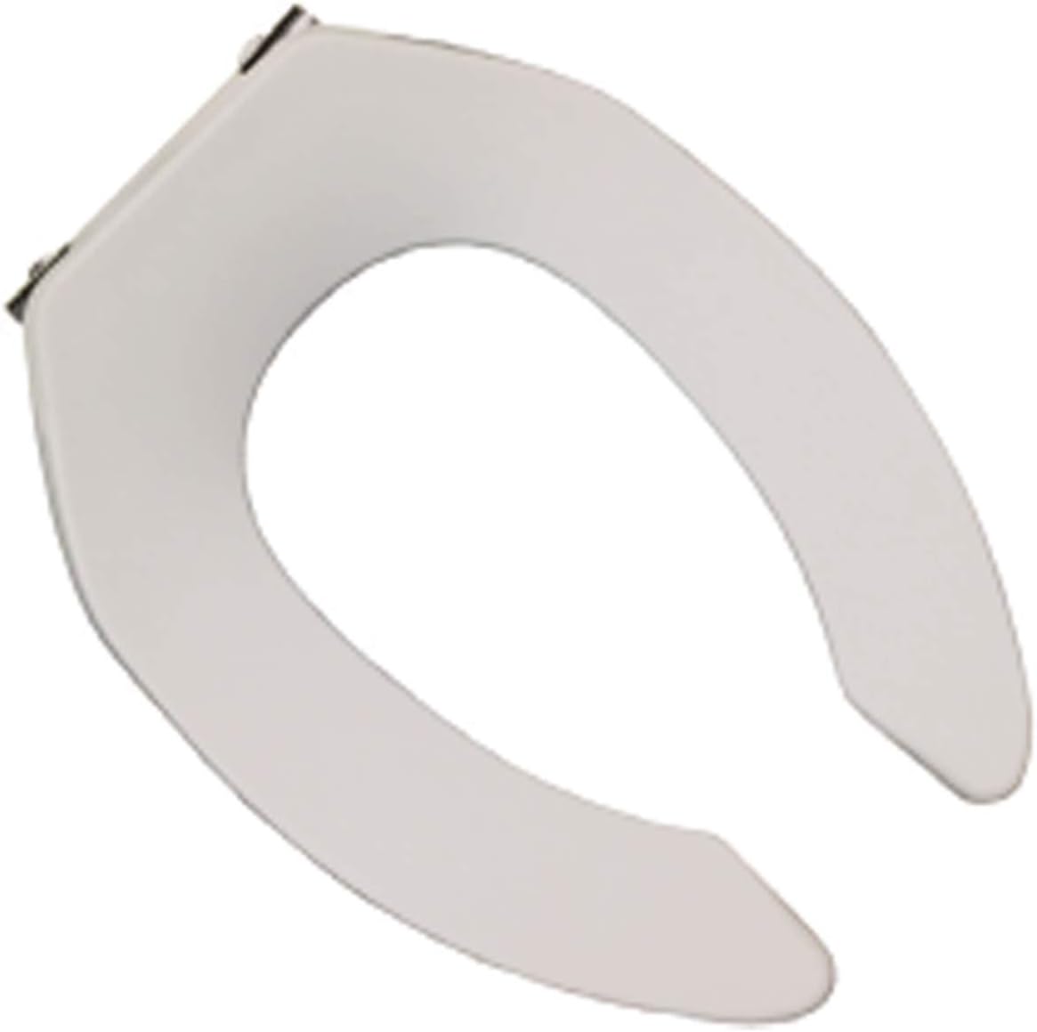 4Q1E5C-00 Commercial Heavy Duty Slow Close Toilet Seat, Open Front without Cover, Elongated, White