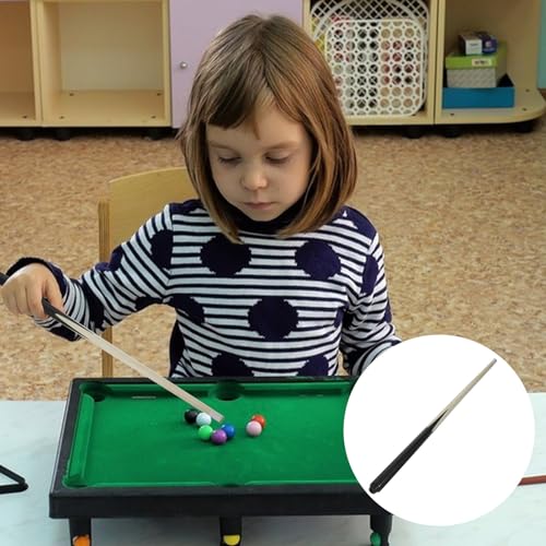 Taco de billar mini para niños de madera 48 cm miniatura 2