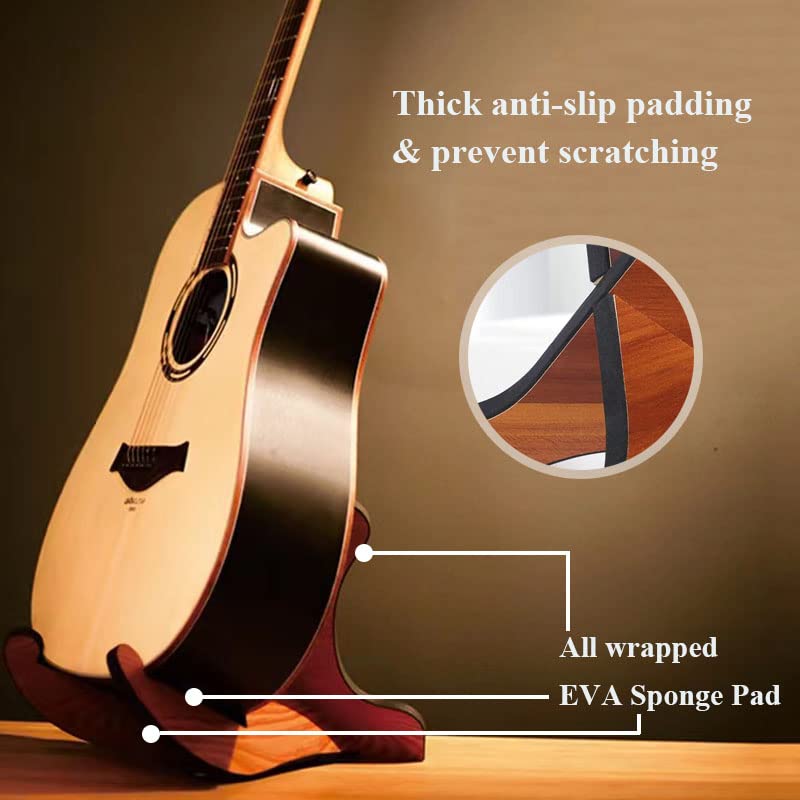 Acheter Support de support de guitare Portable en bois massif, support d'instrument à cordes détachable en bois de bouleau pour Acheter Support de support de guitare Portable en bois massif, support d'instrument à cordes détachable en bois de bouleau pour