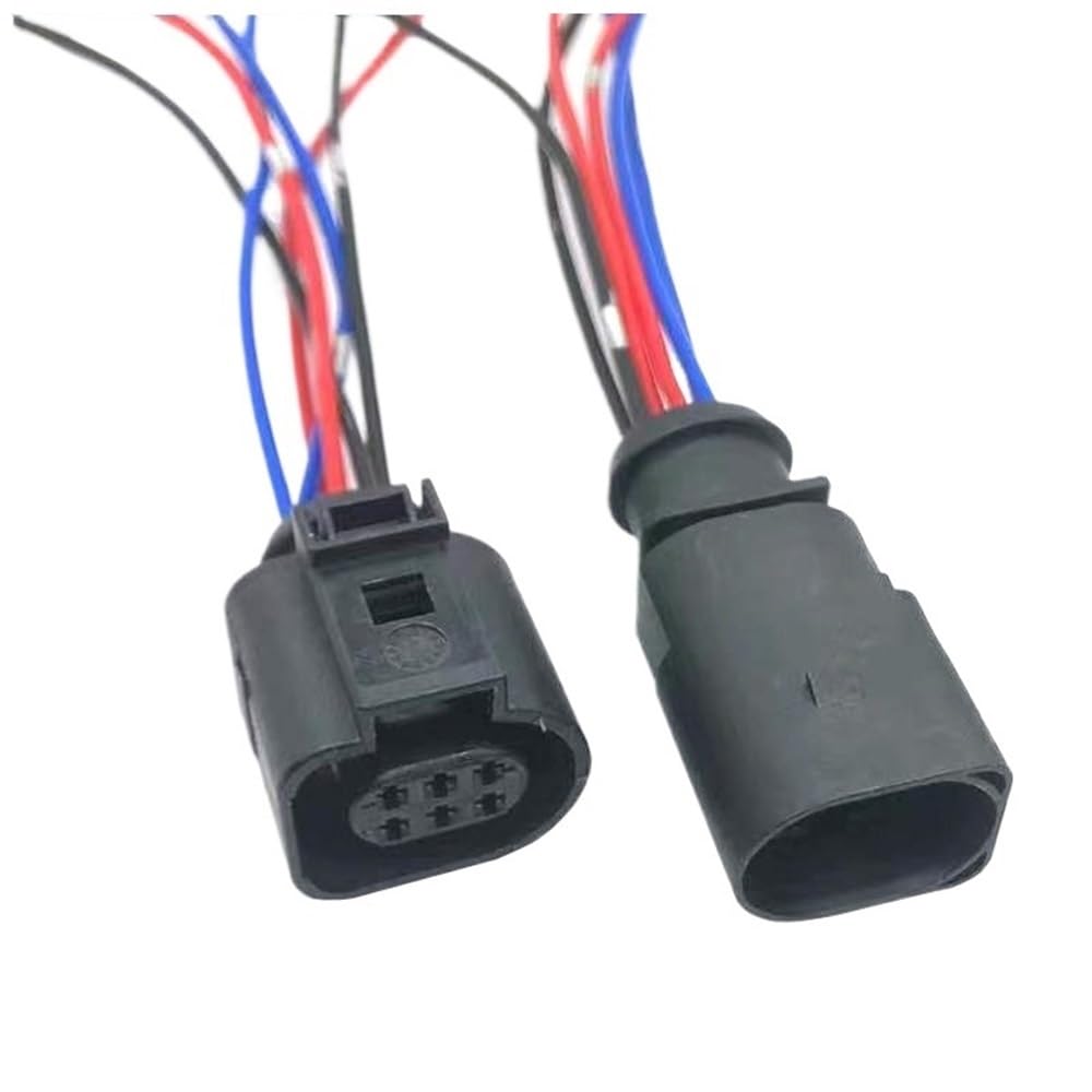 Kompatibel mit Golf für Bora 6P Auto Temp Sensor Umkehr Radar Drossel 1J0 973 713 42121700 3B0973813(Female)