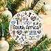 Lotacy South Africa Symbols Colorful Christmas Ornament, South Africa Home Decor, South Africa Gifts and Souvenirs for Men and Women, Gift Idea for South African