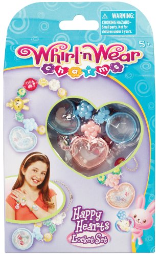 Quercetti International Playthings Whirl 'n Wear Happy Hearts Locket Set