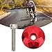 31.8mm/1.3in Headset Top Cover,Front Fork Stem Top for Bicycle Stems(Red)
