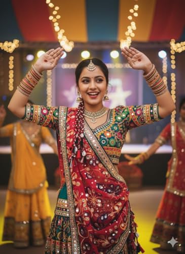 Image of Navratri Hair Braids for Girls & Women
