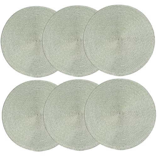Sets de table ronds faciles à nettoyer pour protéger la table de la chaleur - 2