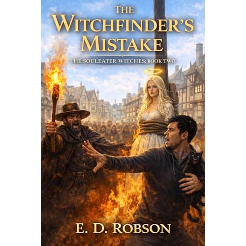 The Witchfinder's Mistake Audiolibro Por E. D. Robson arte de portada