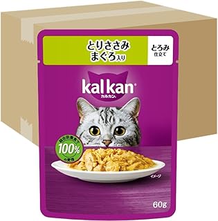 カルカン パウチ 1歳から 60g×120袋（12袋入り×10箱） とりささみ まぐろ入り 成猫用 ウェットフード キャットフード 総合栄養食 水分補給 毎日食べることを考えたウェット 猫 kal kan 大容量 まとめ買い ケース販売 新カルカン