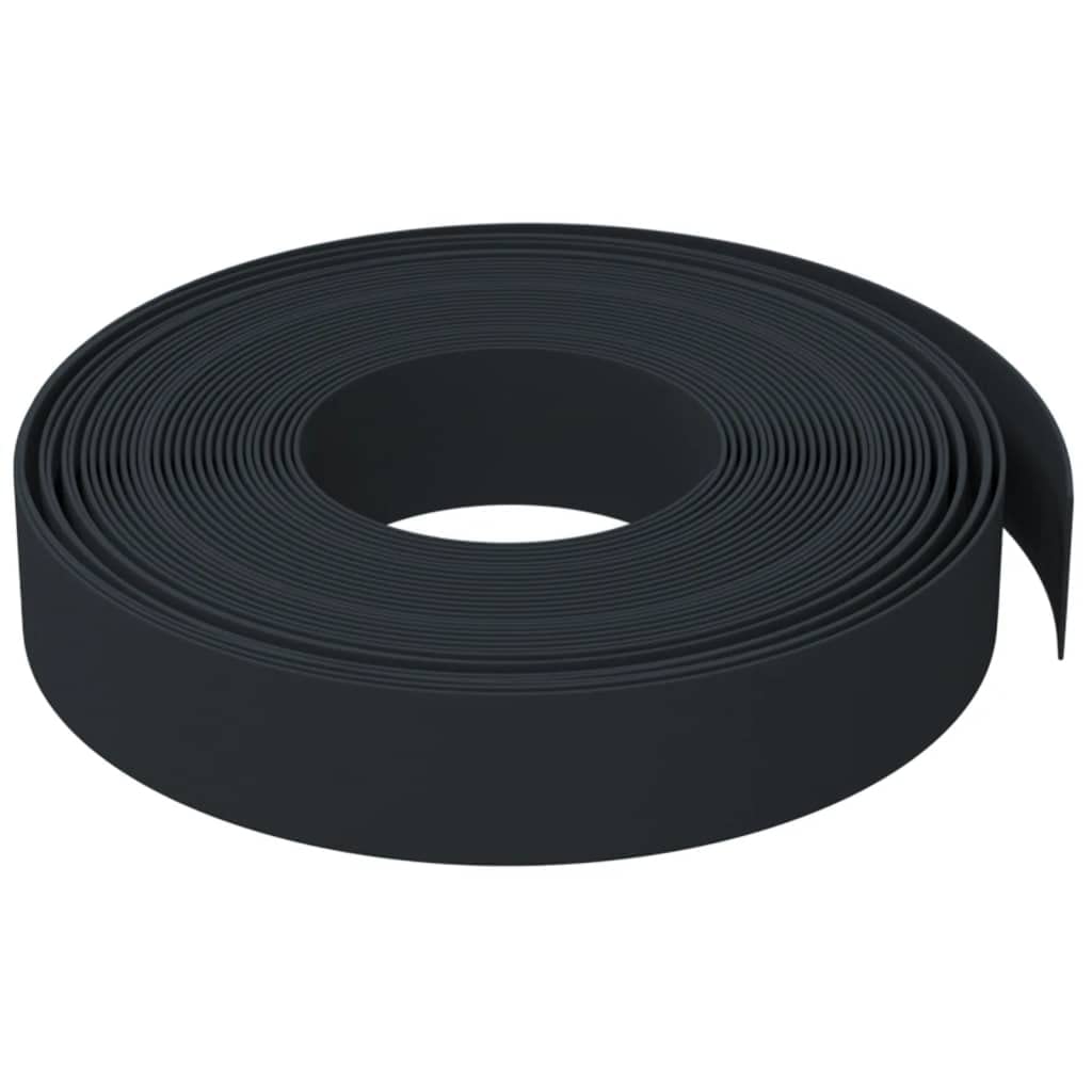 Obrzeże trawnika czarne 10 m 10 cm polietylen
