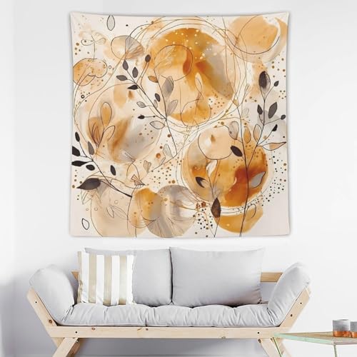Tapisserie murale abstraite BTCOWZRV de 152 cm pour salon