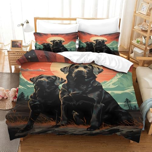 Housse de couette chat noir pour une ambiance de jardin magique