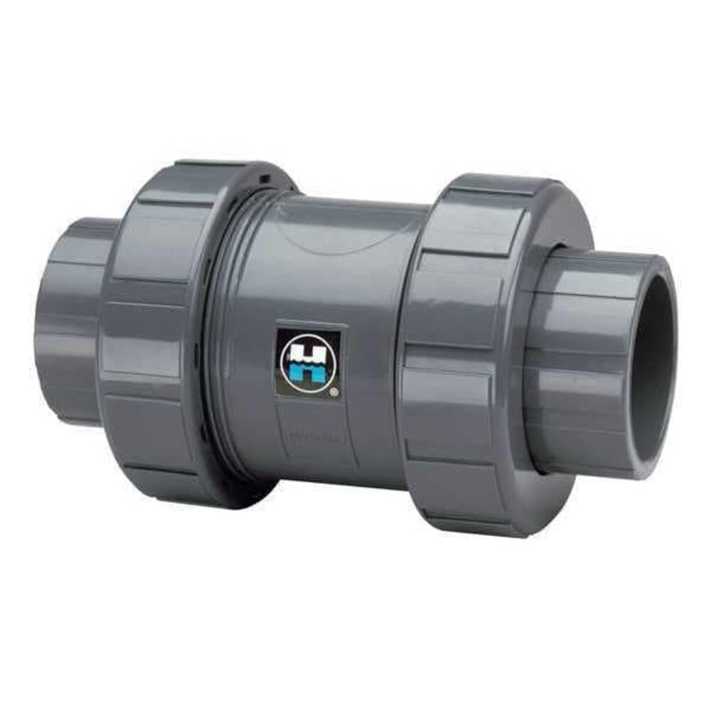 Hayward TC10050STE 1/2-inch PVC válvula de retención Serie TC verdadera Unión lowenergysupermarket con Sellos y zócalo/Extremo roscado conexión