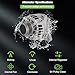 SCITOO Alternator Replacement for Hyundai for Elantra 11-17, for Elantra Coupe 13-14, for Elantra GT 13-14, for Kia for Forte 14-16, for Forte Koup 14-16, for Forte5 2015-16, for Soul 2012-2013 11610