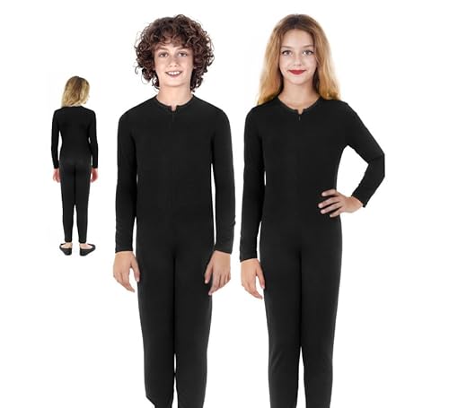 Partilandia Disfraz o Mono negro manga larga para niños 7 a 9 años