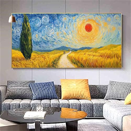 Diamond painting enfant et adulte grand format 70x140cm avec perles 5D