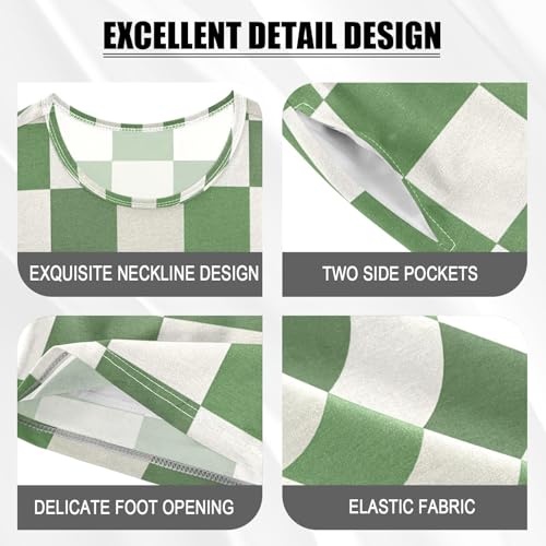 Pajamas Cotton 2 Piece Pjs Set Short Sleeve T Shirts Top Shorts Sets Summer Sleepwear 5-14Y4