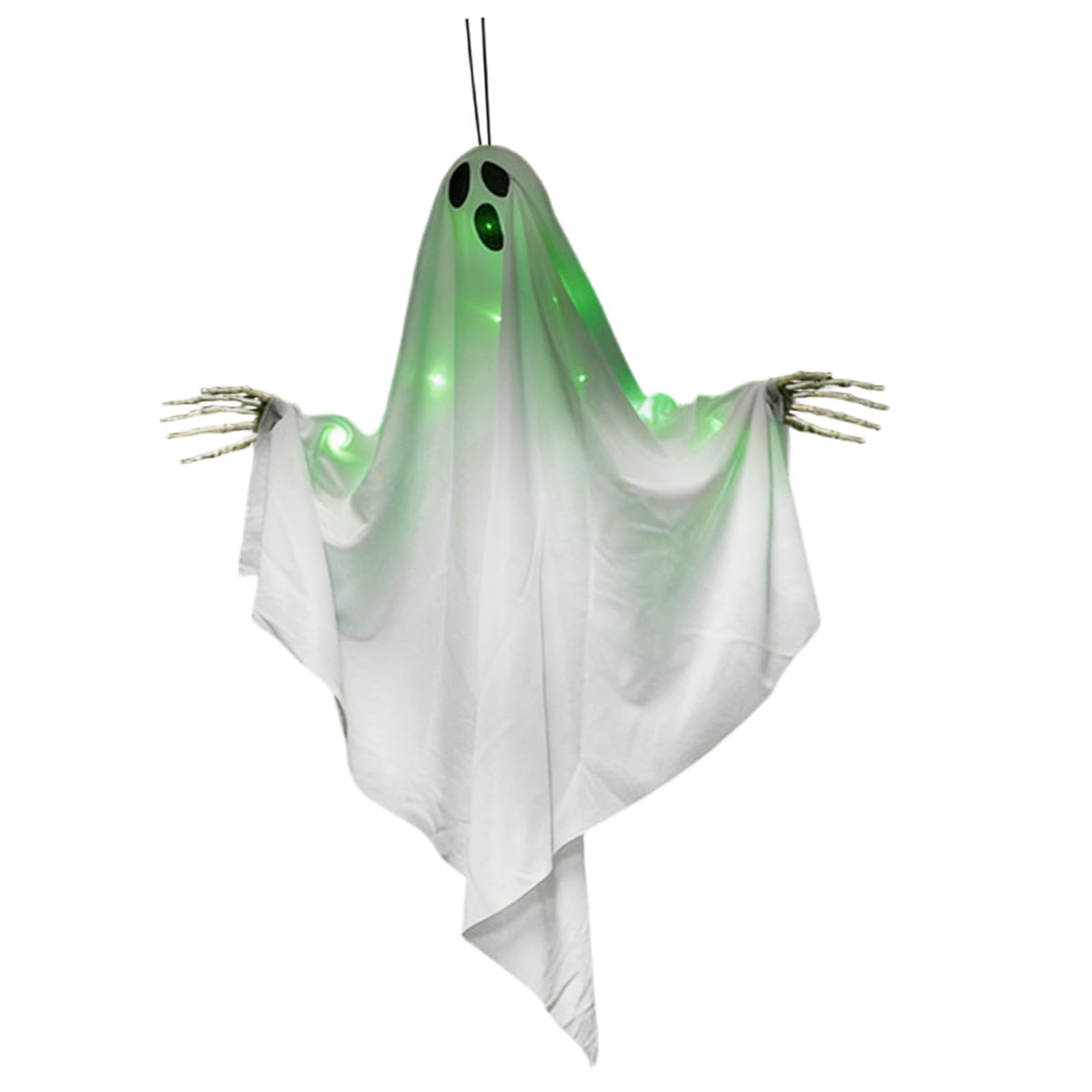 Whoasyst Glow in Dark Specters Decorations Halloween Hangings Specters for Halloween User Friendly Plastics and Fabric Materials Hangings