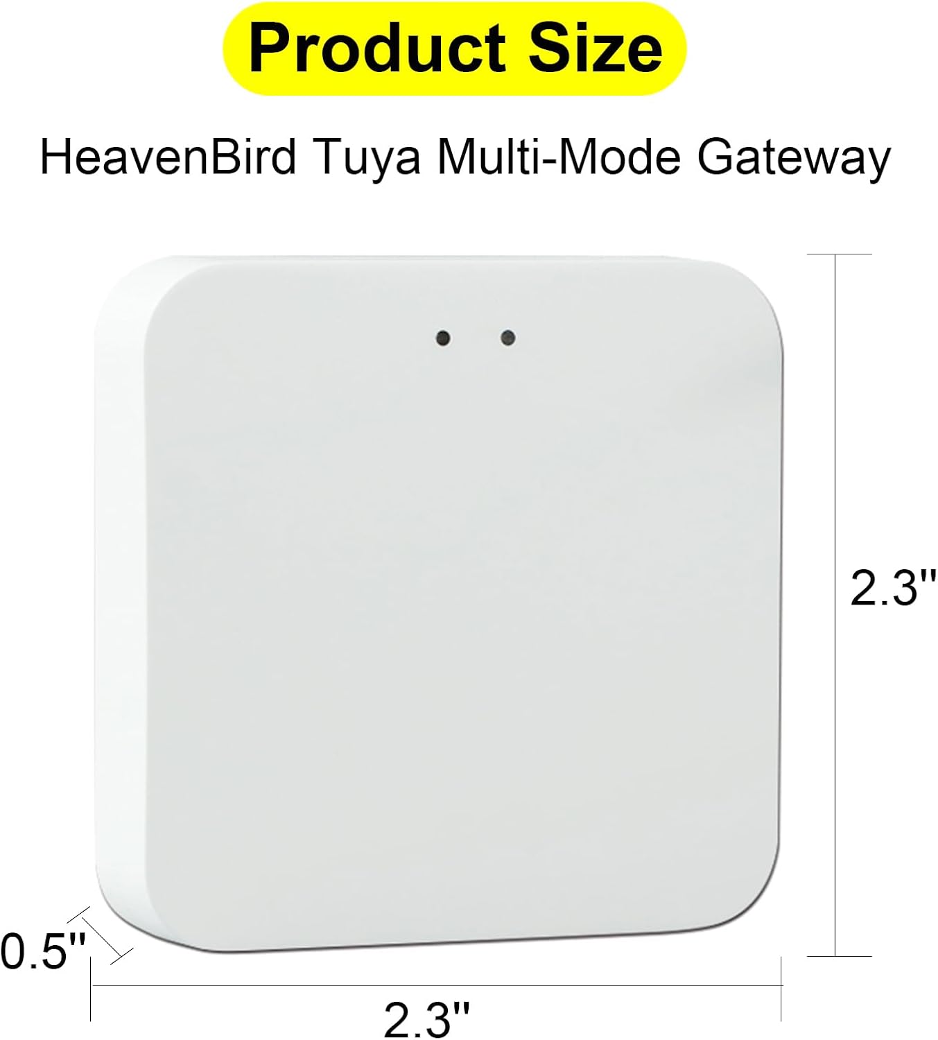 Tuya Smart Gateway for Smart Door Lock for Tuya Smart App to Remotely Control, ZigBee 3.0 Hub, 2.4G WiFi ZigBee Gateway Compatible with Tuya Smart Device
