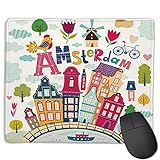 [Saumdesign]: Haltbare genähte Kanten, um Verschleiß zu verhindern und eine langfristige Verwendung ohne Verformung und Entschleimung zu gewährleisten Die Matte wurde einer Hochdruckbehandlung von 240 ° F unterzogen, um die Textur dichter zu machen. Die Maus kann sich auf einer glatten Oberfläche schnell und genau bewegen. Das rechteckige Mauspad-Design bietet genügend Platz für Mausbewegungen.