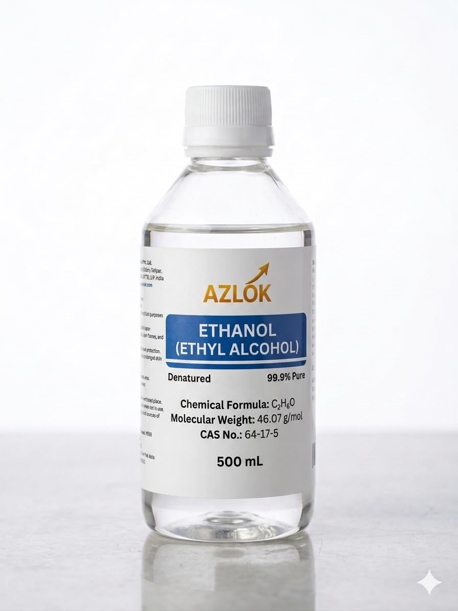 Azlok Ethanol 99.9% (Denatured) 500 mL,Analytical Grade, Laboratory Grade., generic,-picture-18